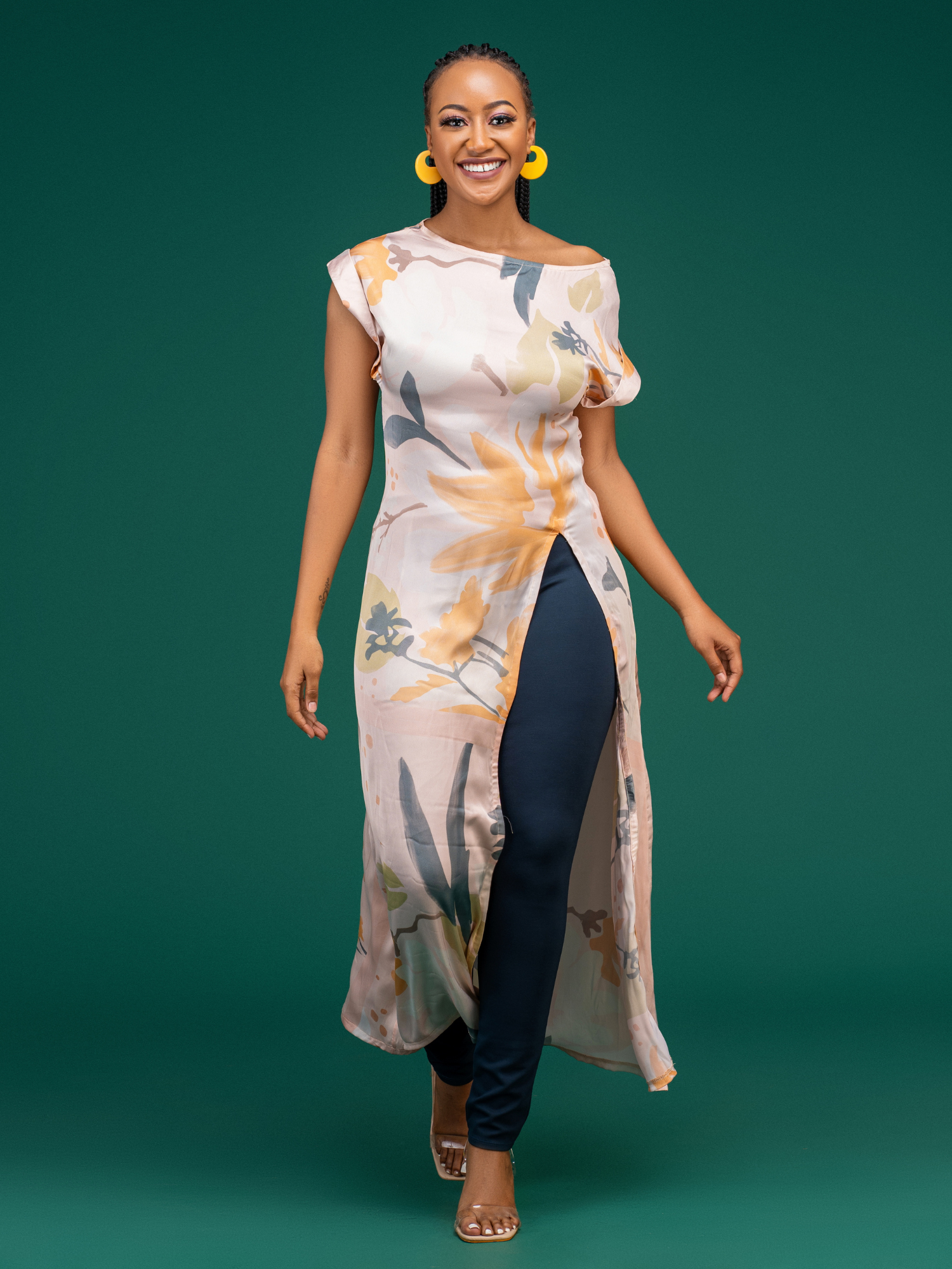 Slit maxi top Outlet