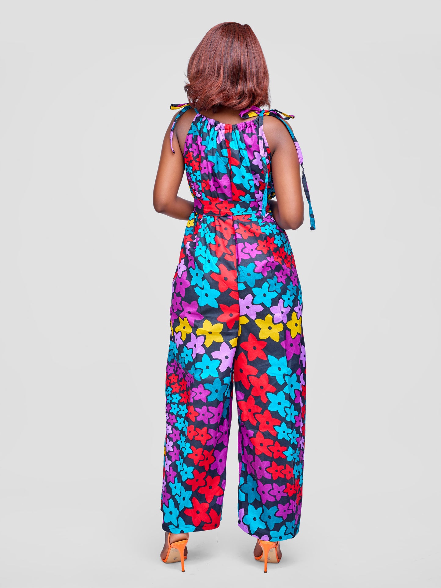 Zenani Ankara Jumpsuit - Multicoloured Floral