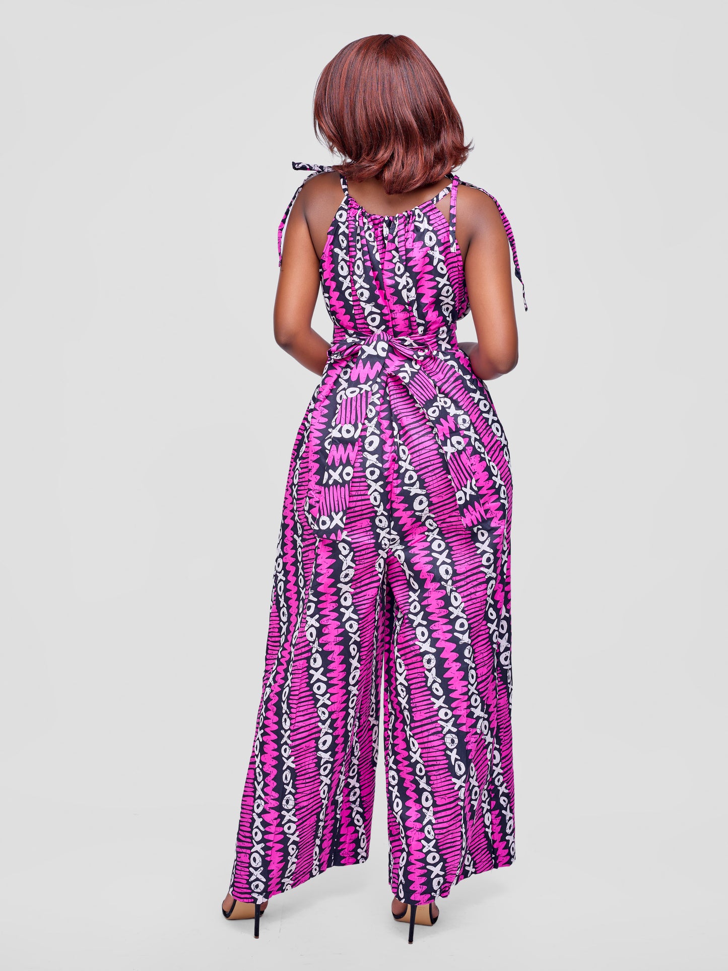 Zenani Ankara Jumpsuit - Pink