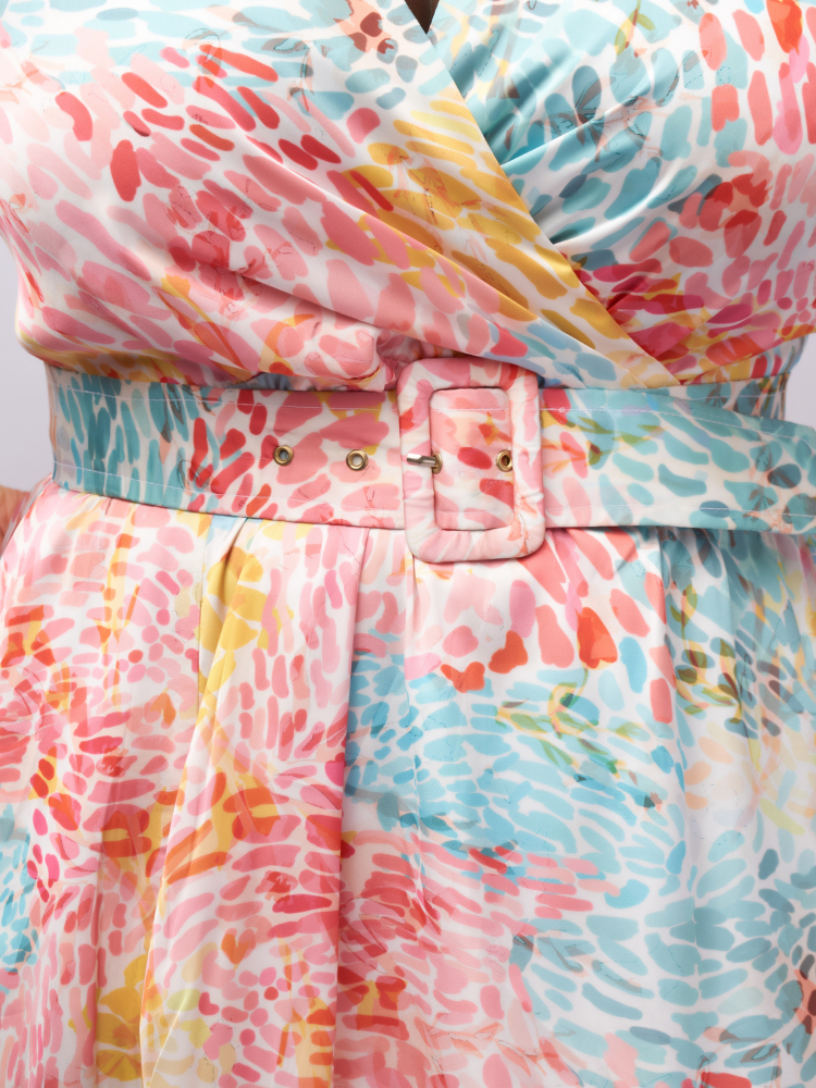 Tamar Maxi Dress - Multicoloured Print