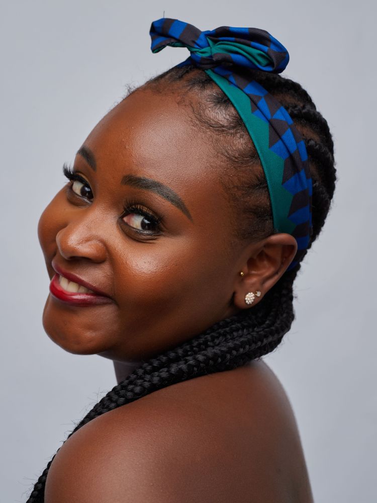Heavy crepe headbands made from upcycled fabric.
