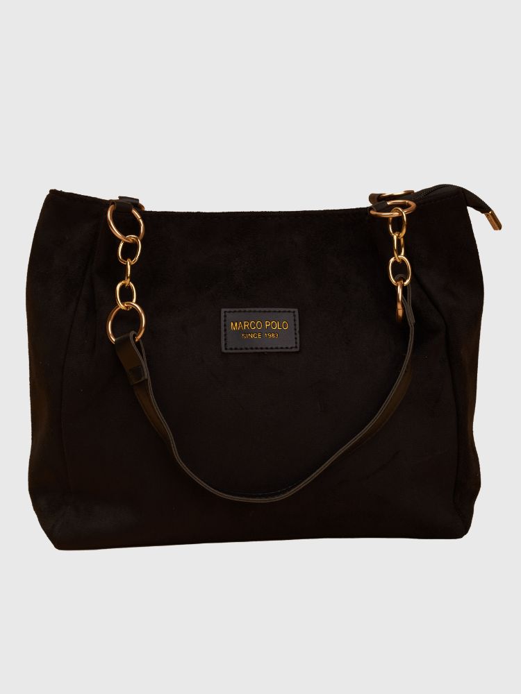  elegant suede tote bag 