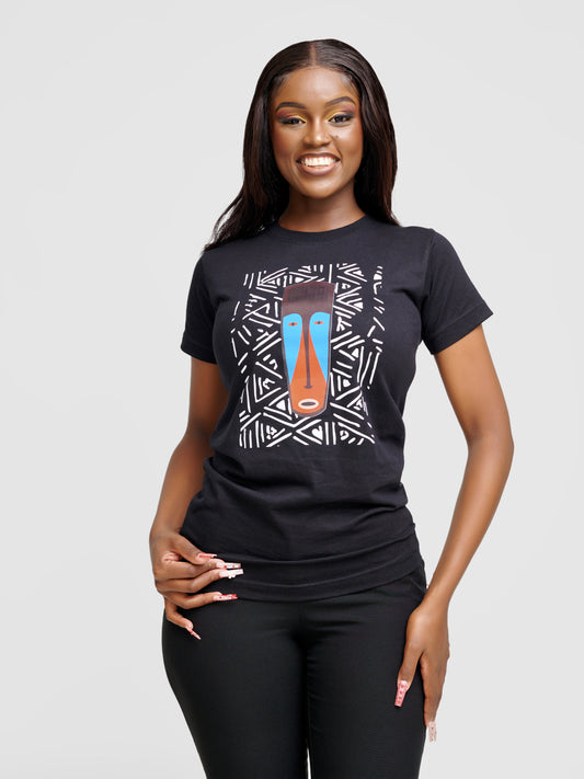 Africa Graphic T-Shirt - Black