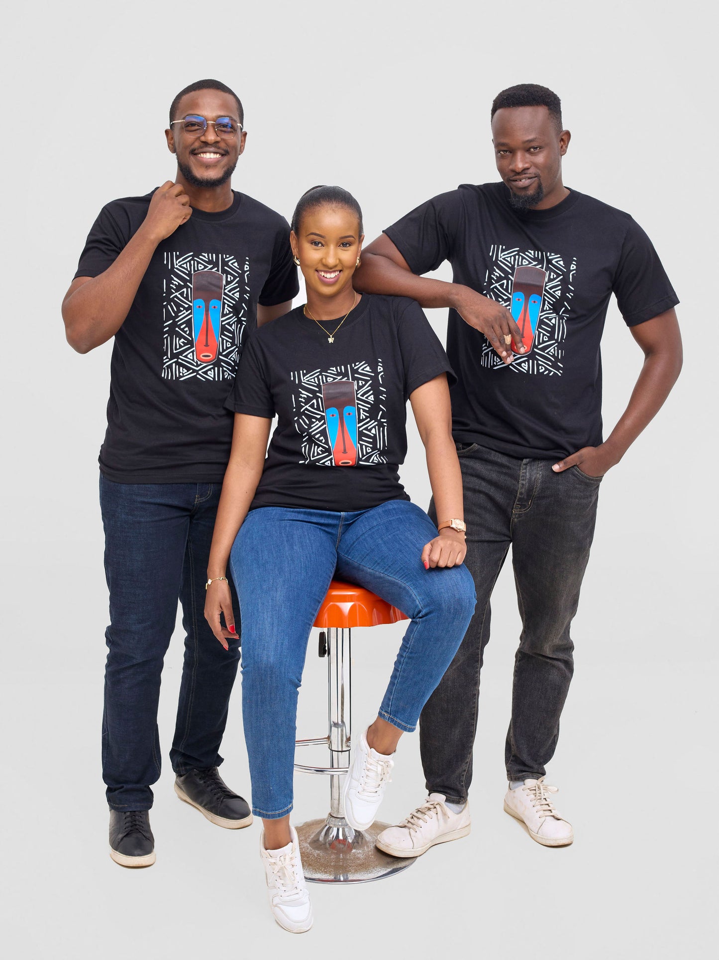 Africa Graphic T-Shirt - Black