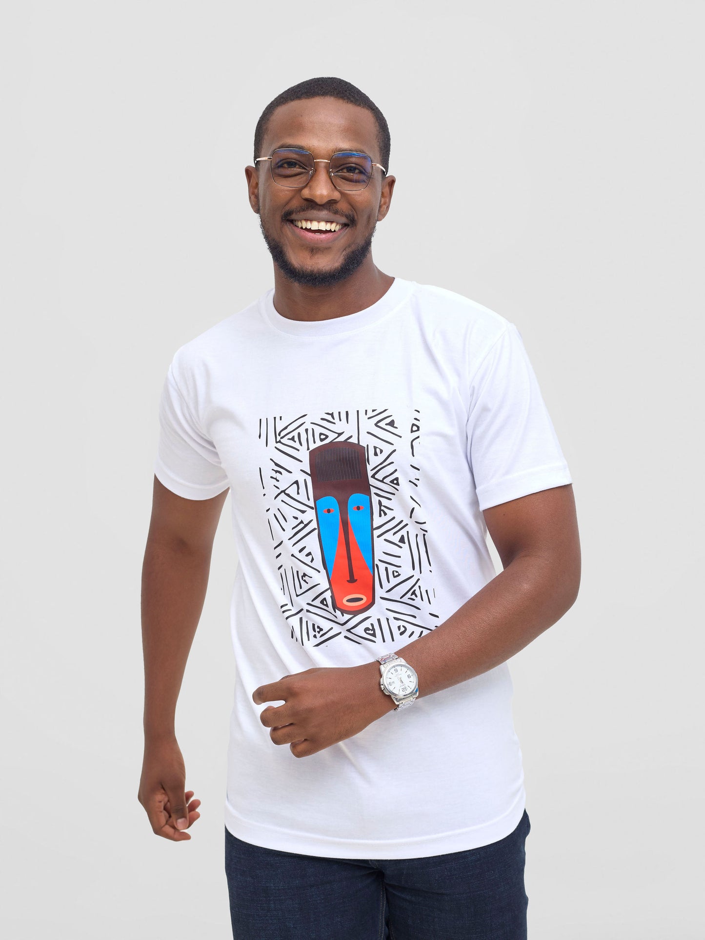 Africa Graphic T-Shirt - White