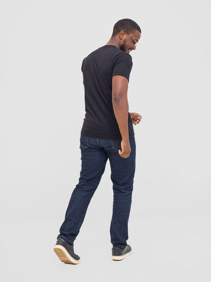Africa Map T-Shirt - Black