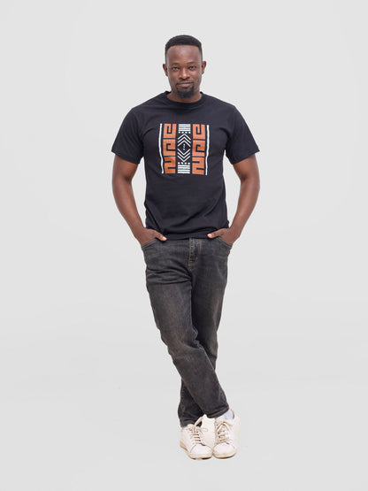 Africa Tribal T-Shirt - Black