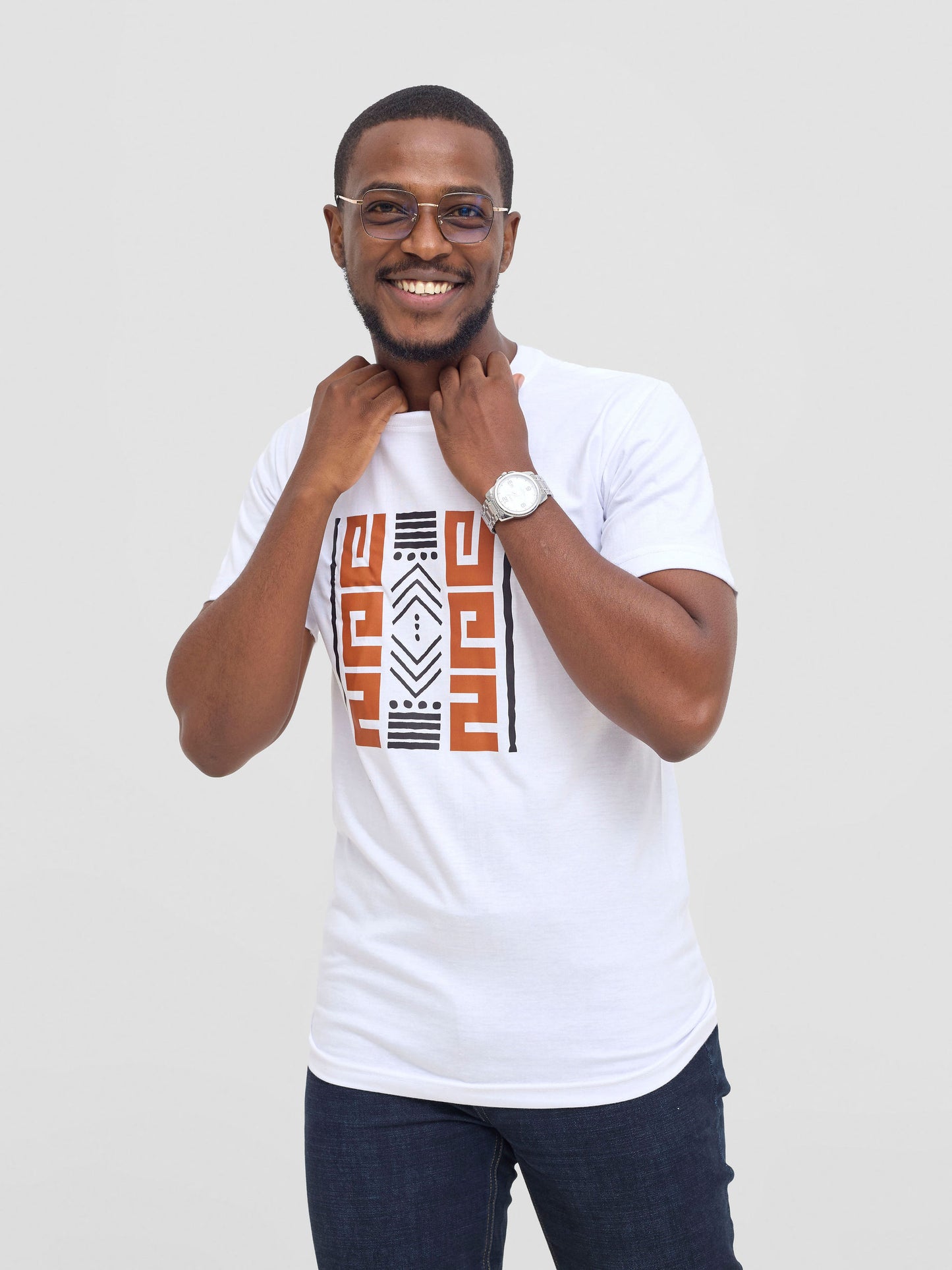Africa Tribal T-Shirt - White