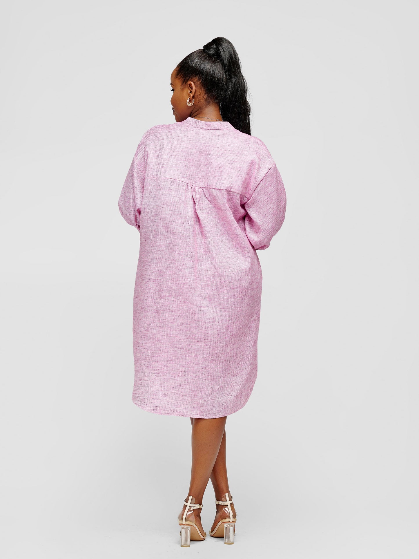 Nuru Shirt Dress - Lilac