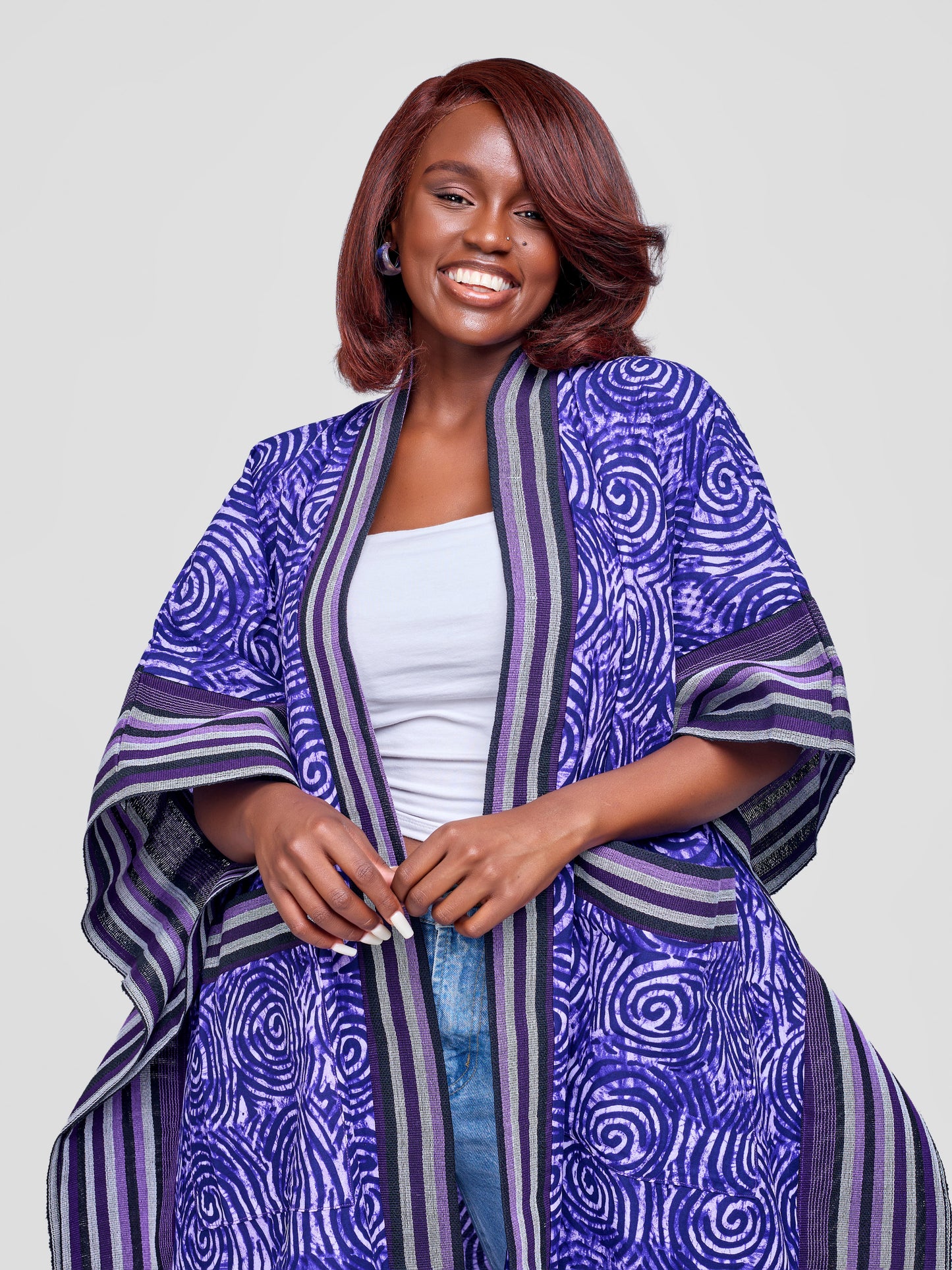 Zinthle Kimono - Purple