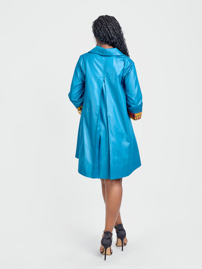 Zuri Shift Dress - Teal
